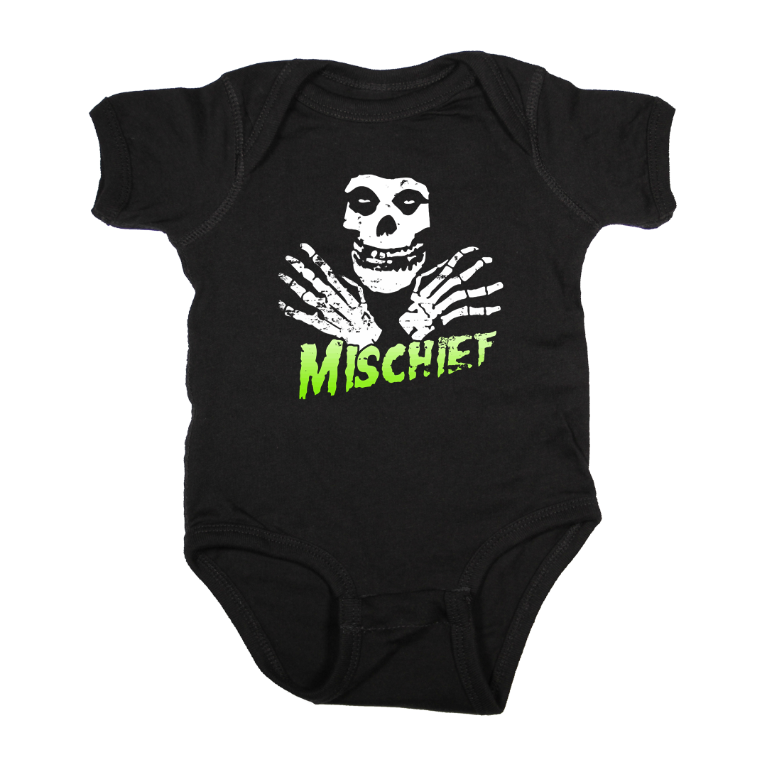 Baby Punk Rock Onesie - Mischief Black