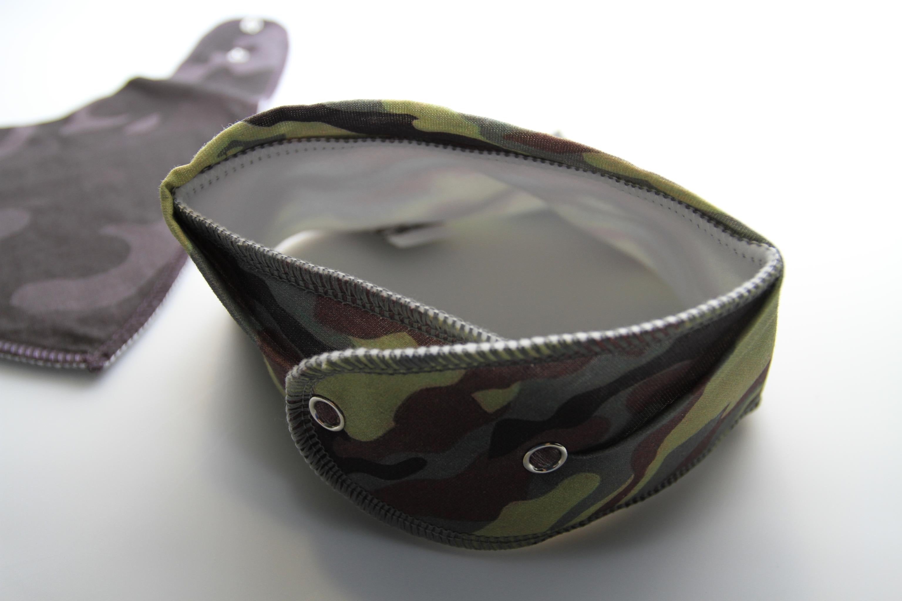 cotton muslin baby snap bibs camo 4 pack