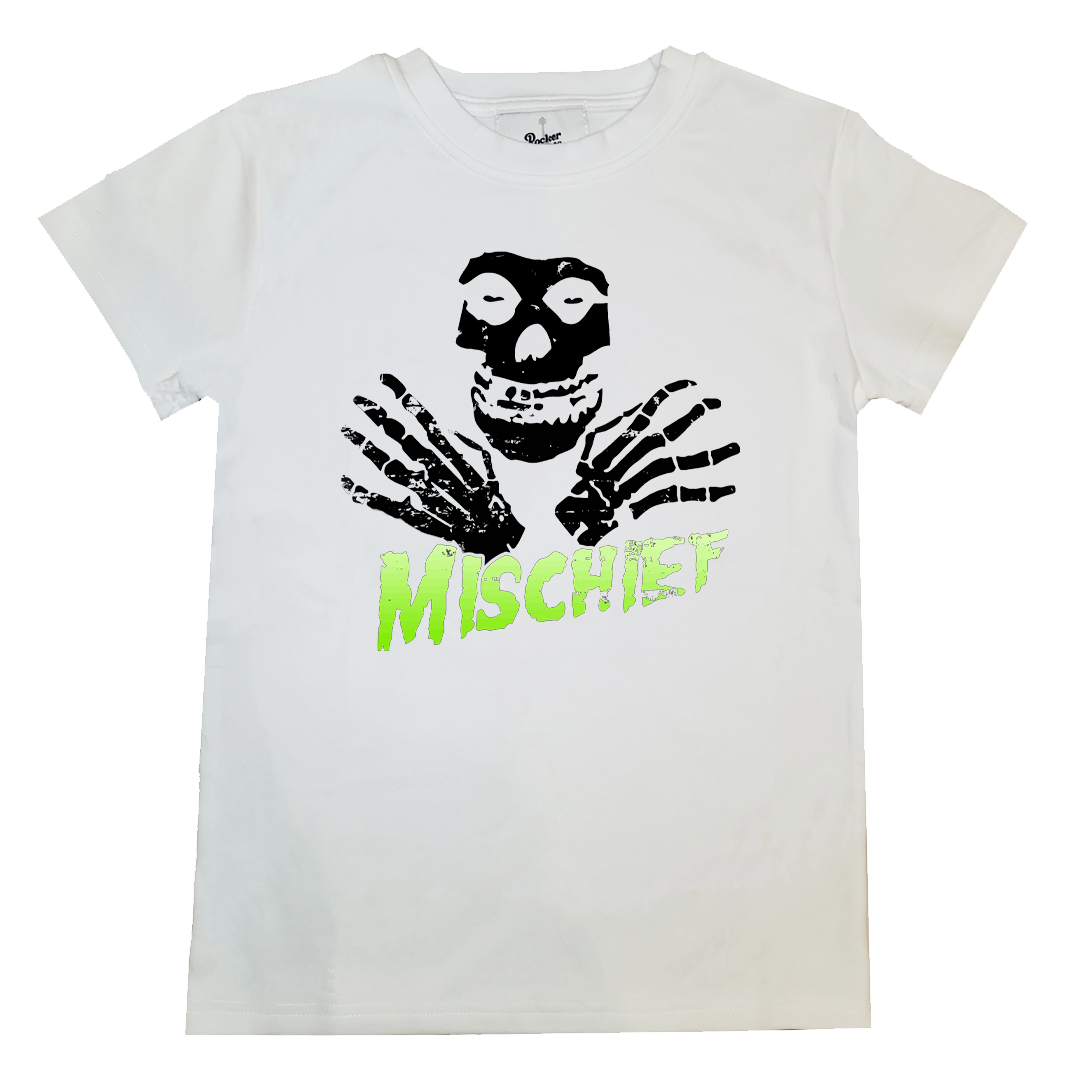 Kids Rock Shirt - Mischief White