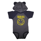 Baby rock shirt onesie Nirmama Nirvana smiley
