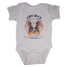 Baby kid rock onesie shirt baby white