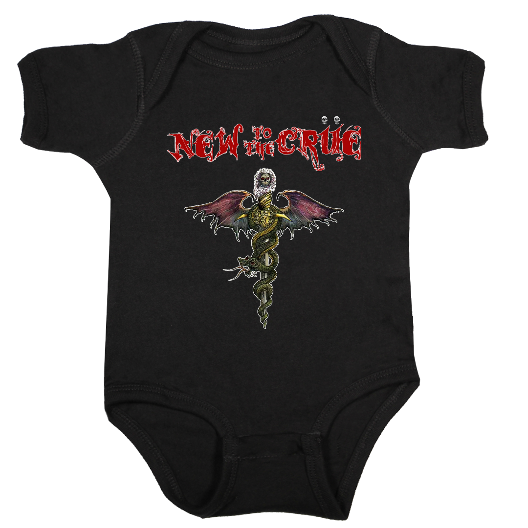 New to the Crue Motley band onesie black