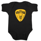 Guitar Pick born to metal black and yellow
